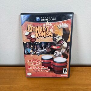 Donkey Konga Nintendo GameCube CIB Complete Manual Inserts